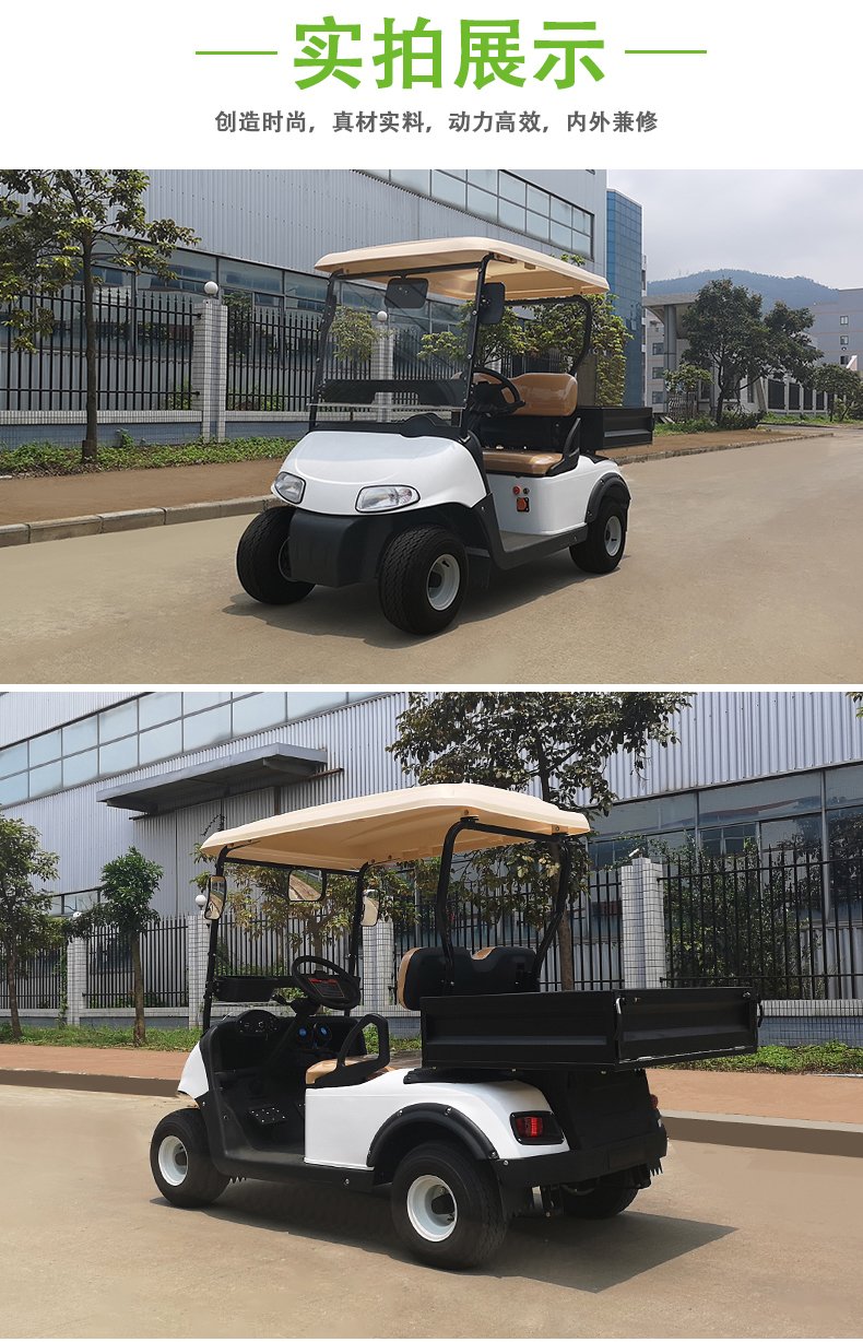 G2-1電動高爾夫觀光車看房四輪巡邏車電瓶貨運載(圖8)